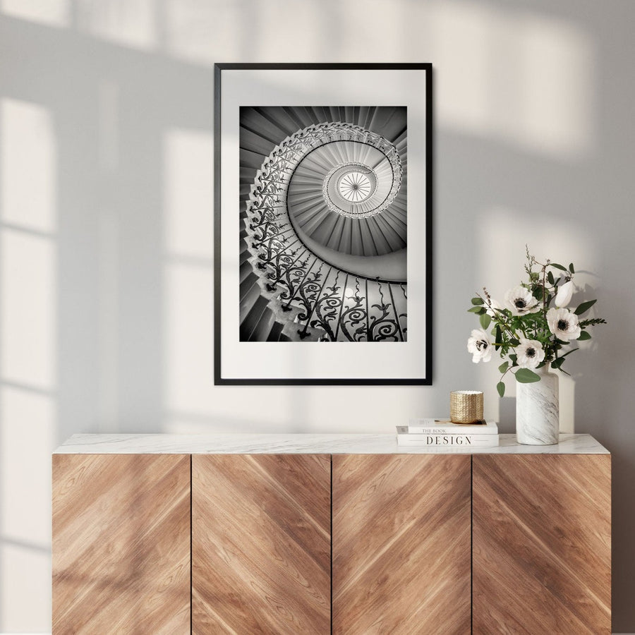 Spiral Stairs  Art Print