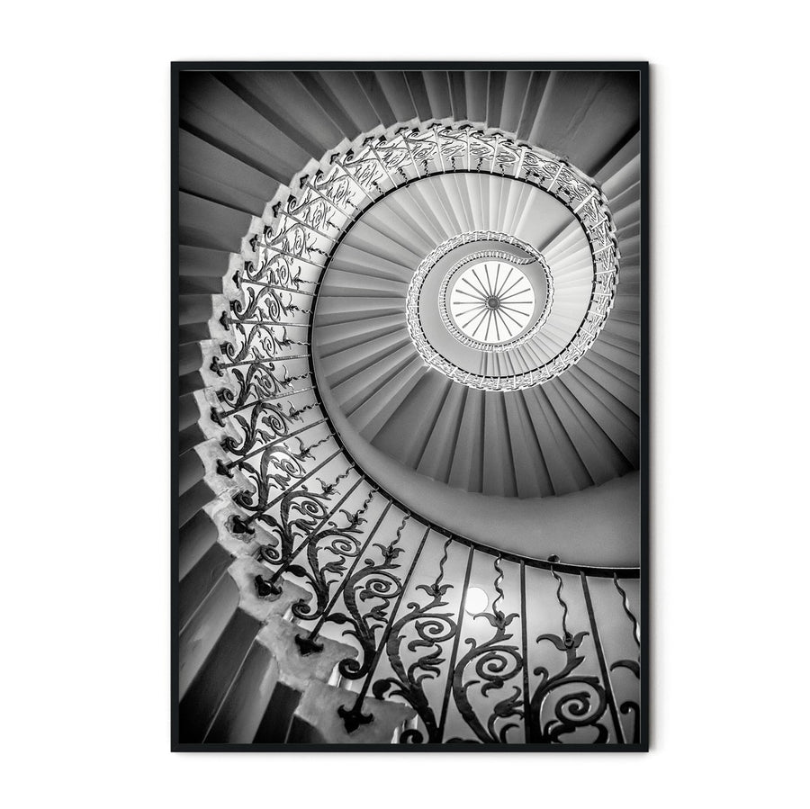 Spiral Stairs  Art Print
