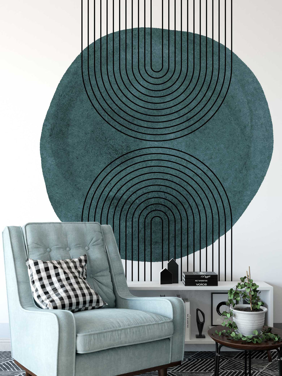 Circle Arches - Teal