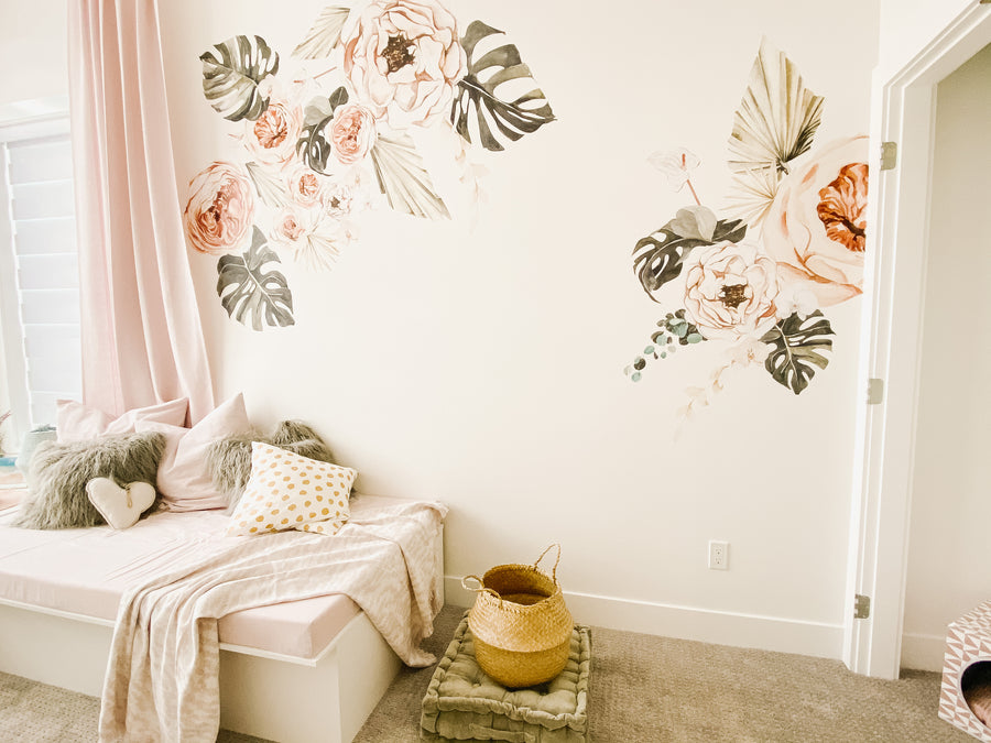 Tropical Blooms Decal